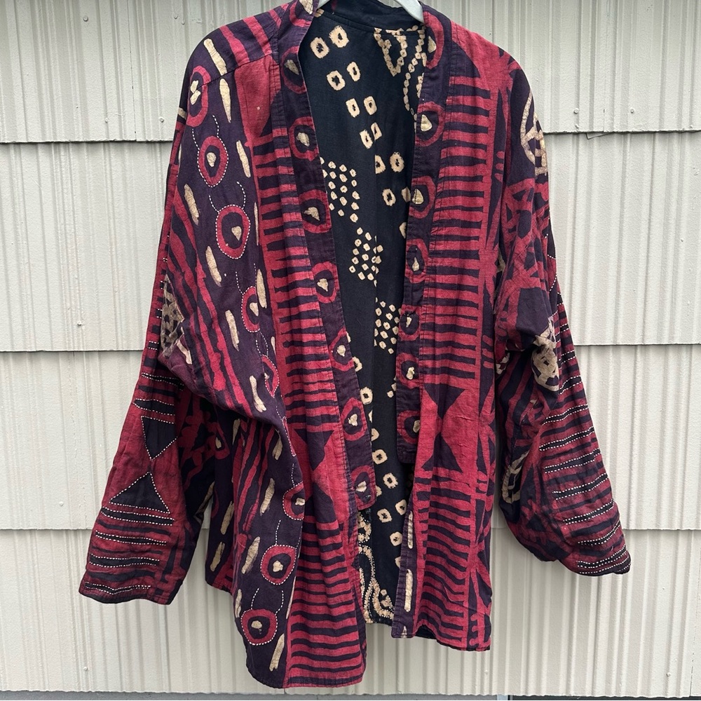 Vintage Batik Fully Reversible Jacket - image 3